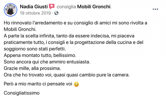 opinioni mobili gronchi pisa