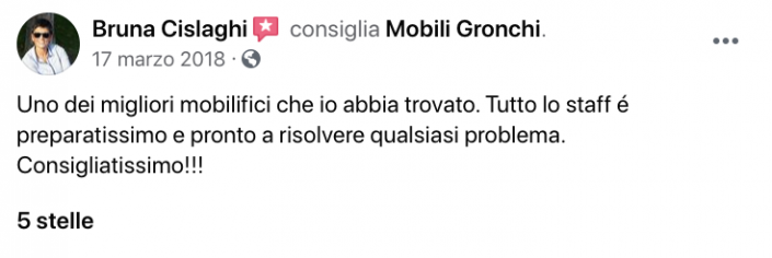 opinioni mobili gronchi pisa