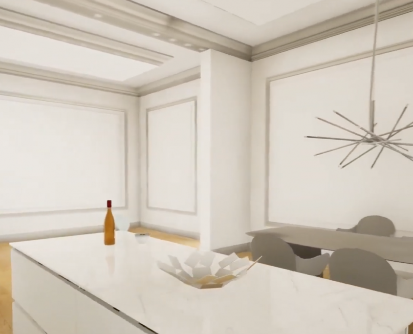 progetto 3d virtuale casa cenaia pisa